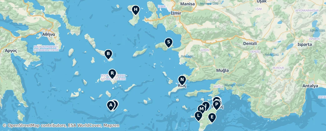 Map of Decentralized Administration of the Aegean
