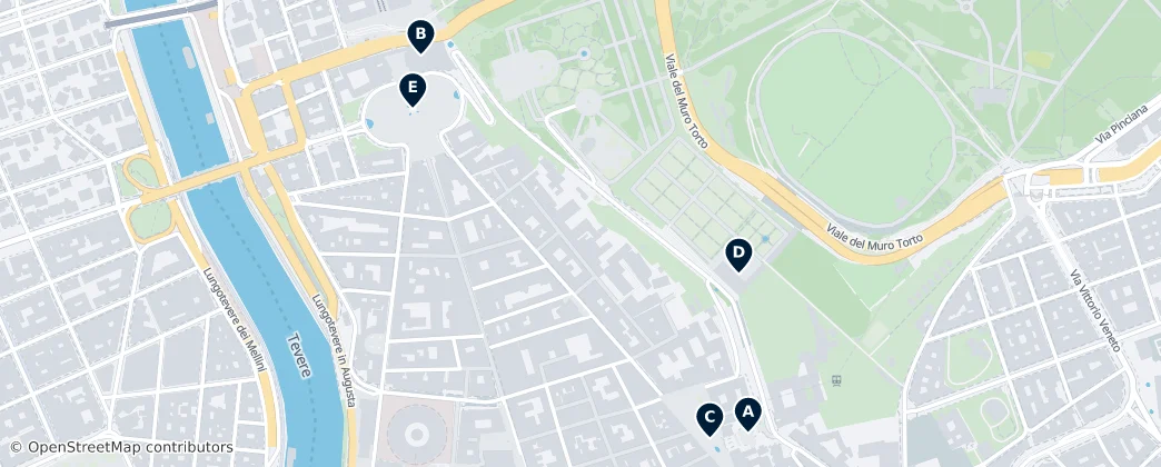 Map of Campo Marzio