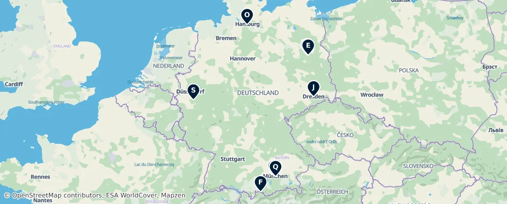 Map of Deutschland