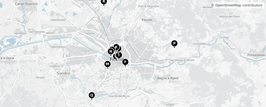 Map of Florenz