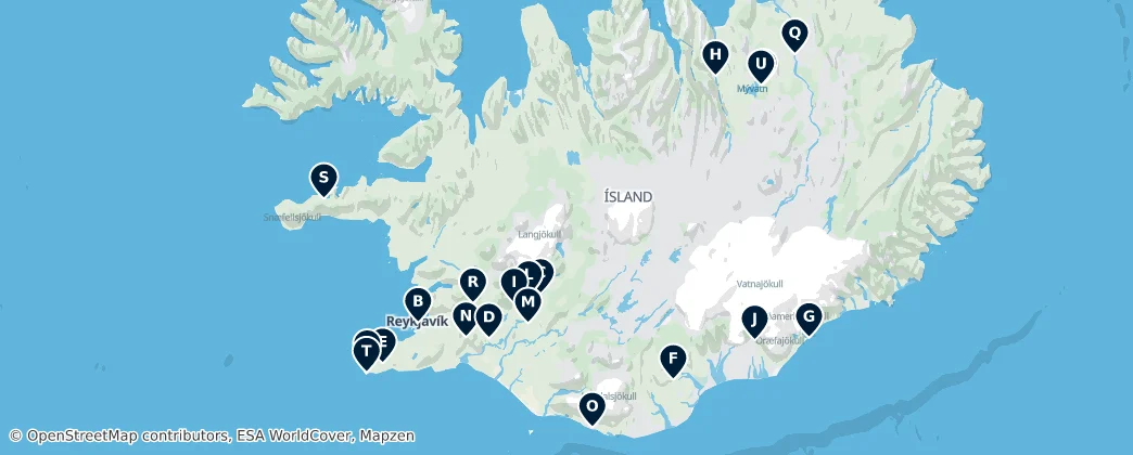 Map of Island