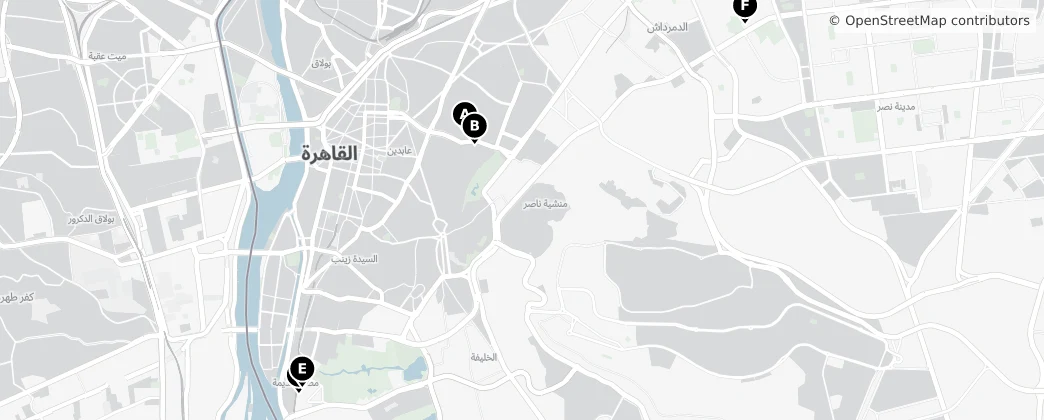 Map of Kairo