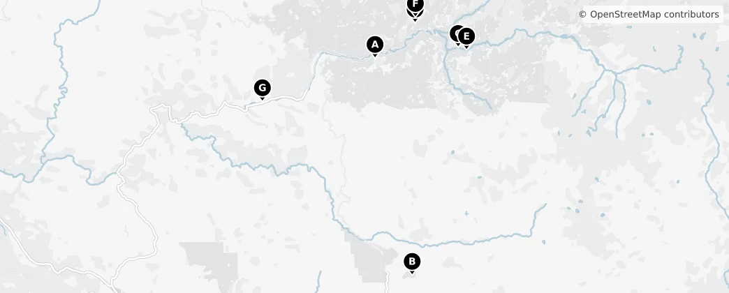 Map of Mariposa