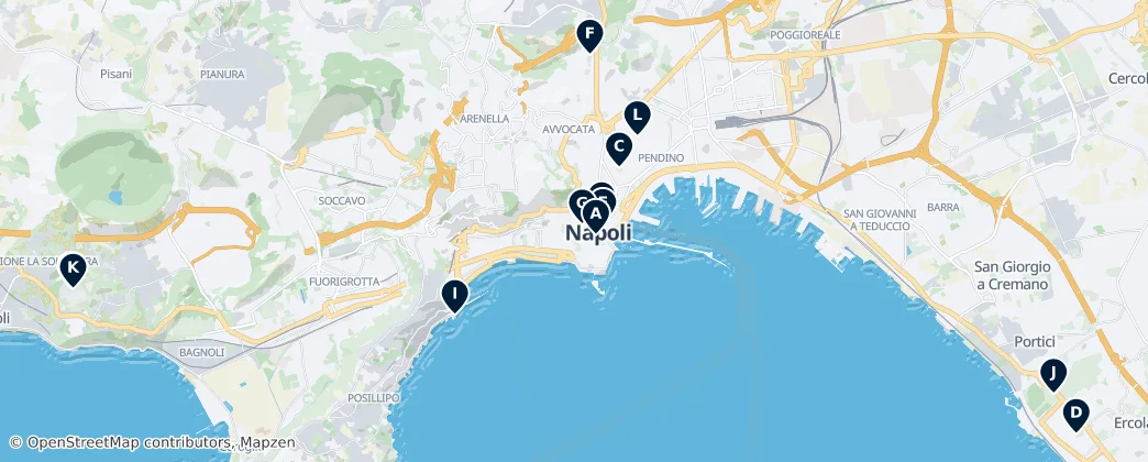 Map of Neapel