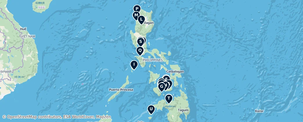 Map of Philippines maritime boundary
