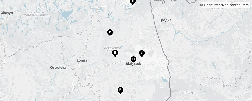 Map of Podlachien