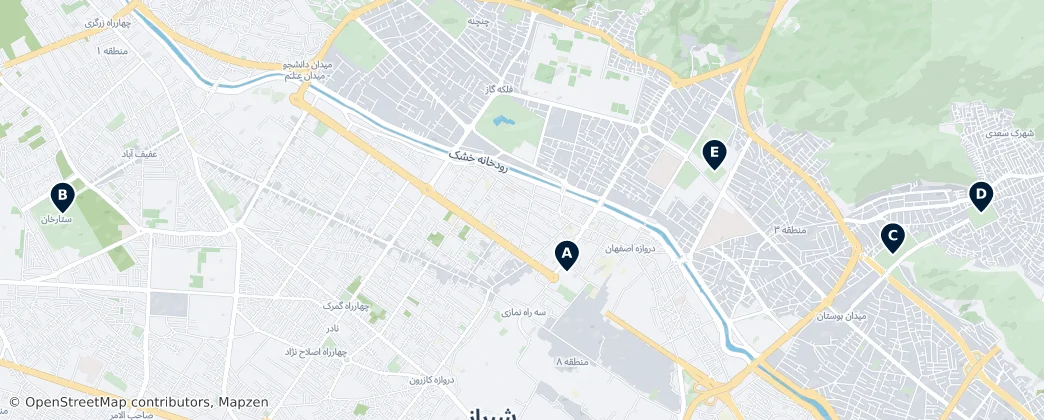 Map of Schiras
