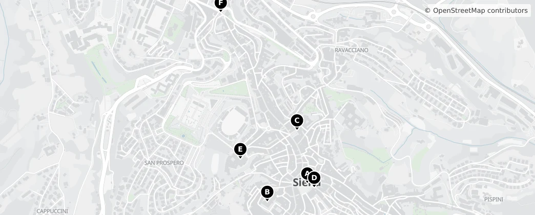 Map of Siena