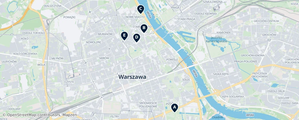 Map of Stadtmitte