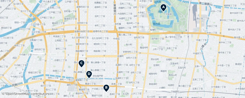 Map of Chuo Ward