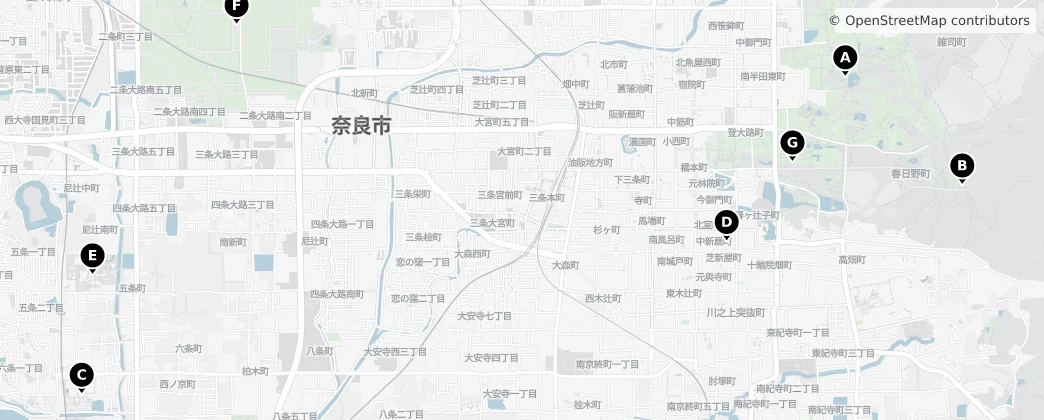 Map of Nara