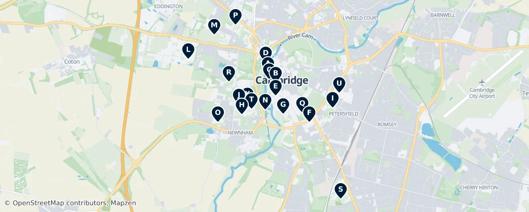 Map of Cambridgeshire