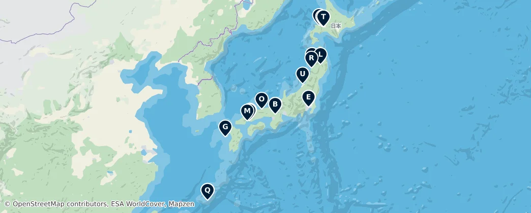 Map of Japan