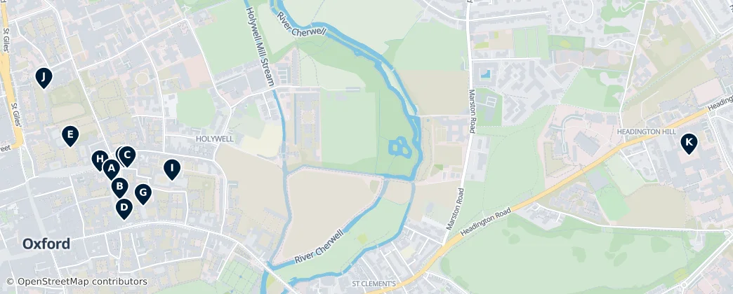 Map of Oxford