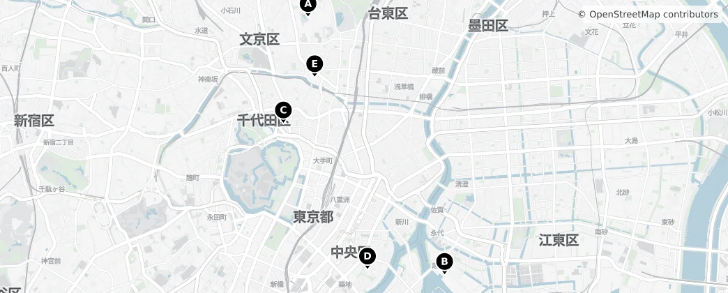 Map of Sumida