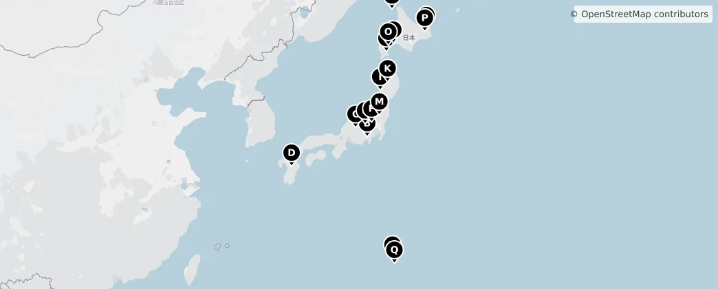 Map of Japan
