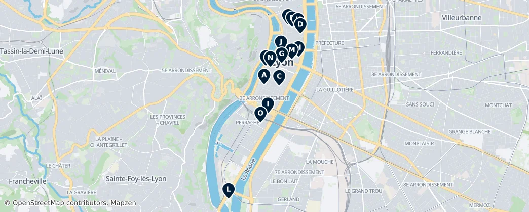 Map of 2. Arrondissement
