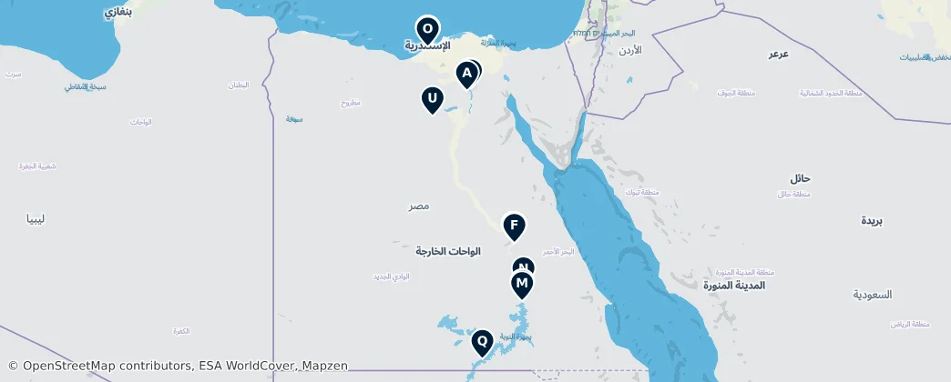 Map of Ägypten