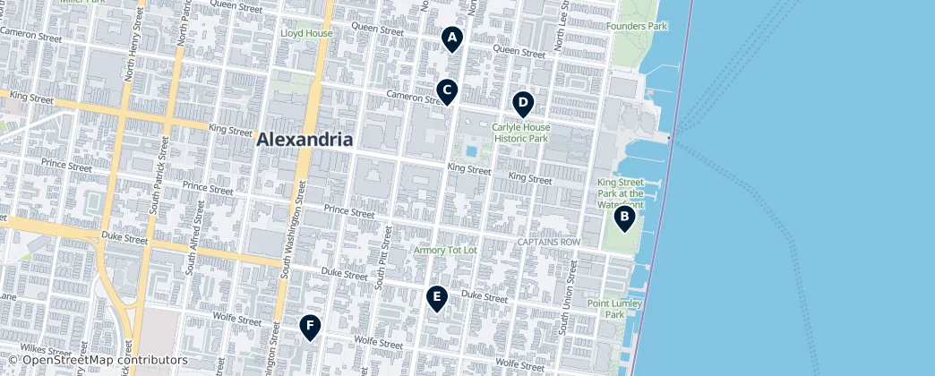 Map of Alexandria