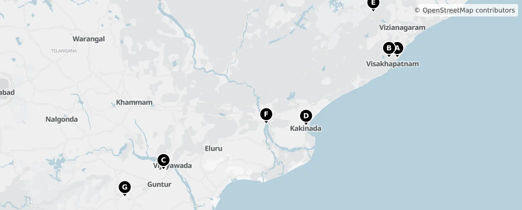 Map of Andhra Pradesh