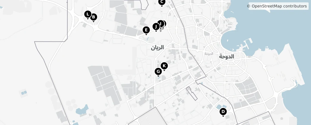 Map of Ar-Rayyan