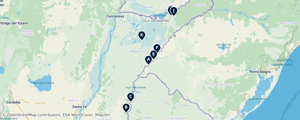 Map of Argentinien