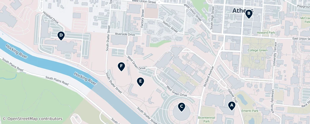 Map of Athens