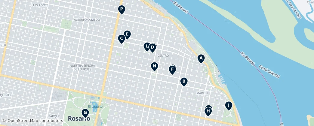 Map of Centro