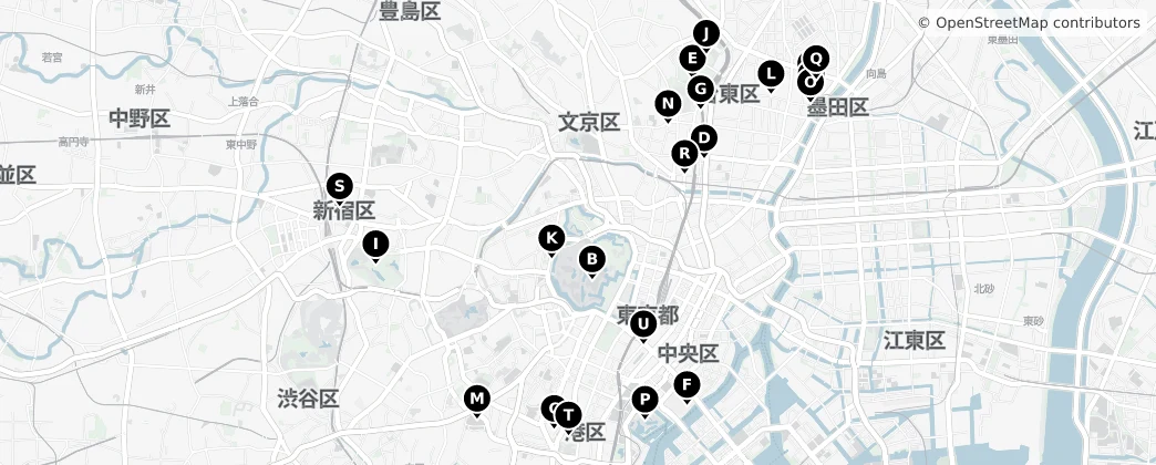 Map of Chiyoda