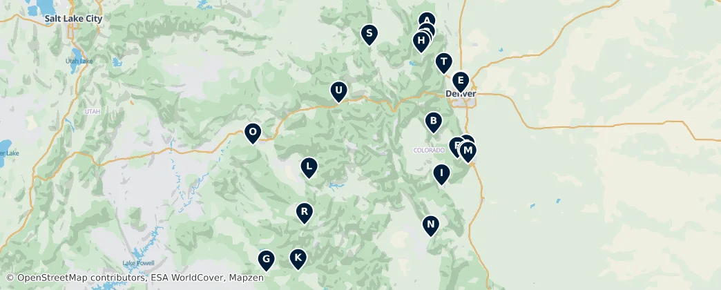 Map of Colorado