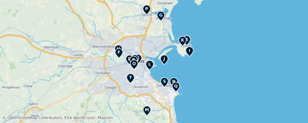 Map of County Dublin