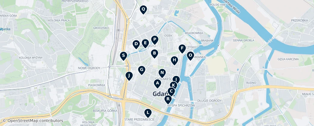 Map of Danzig