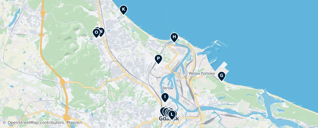 Map of Danzig