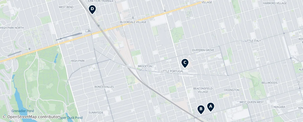 Map of Davenport
