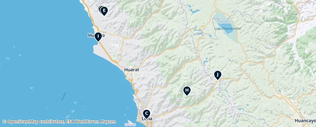 Map of Lima