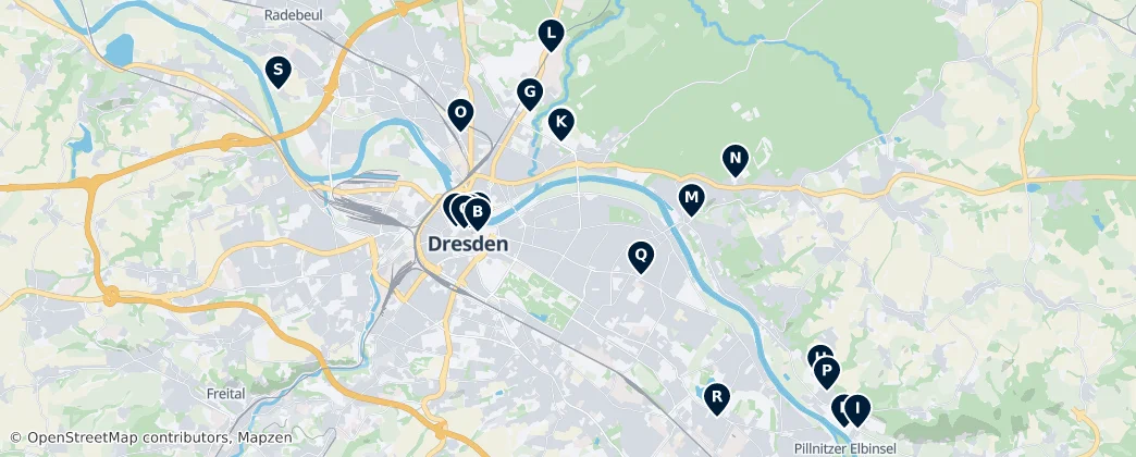 Map of Dresden