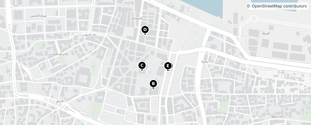 Map of El Maarad