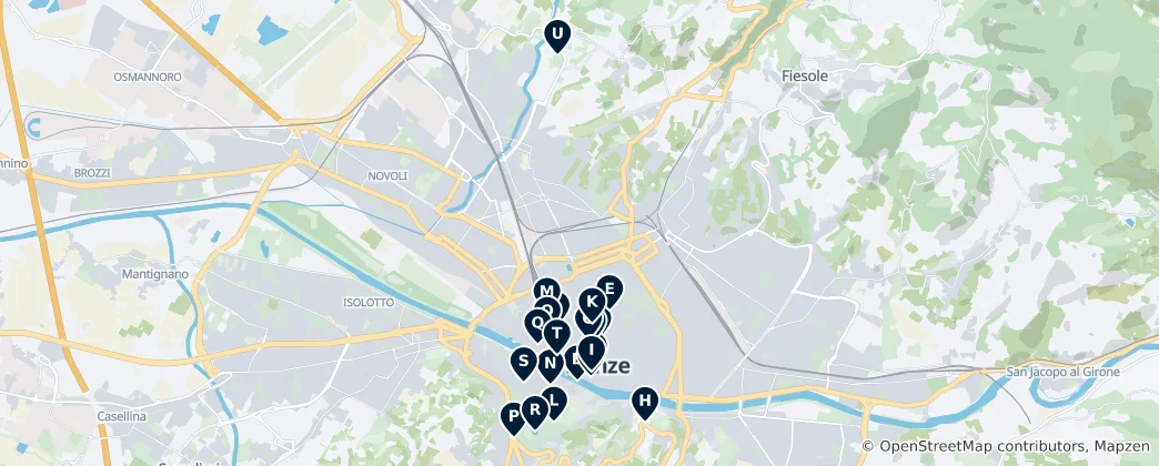 Map of Florenz