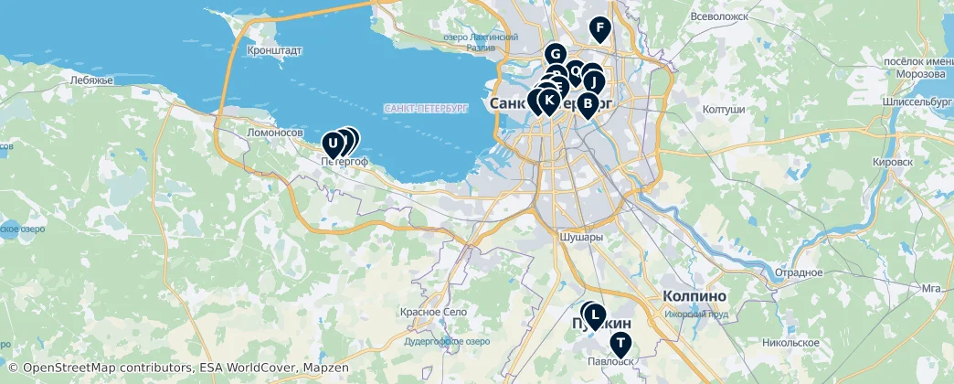 Map of Nordwestrussland