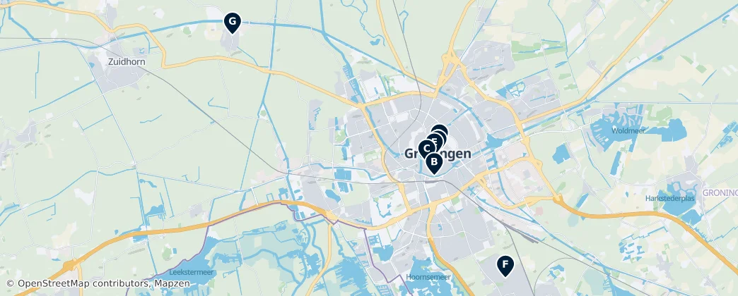 Map of Groningen