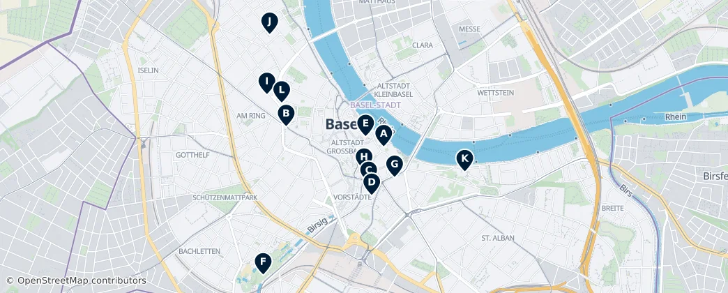 Map of Grossbasel