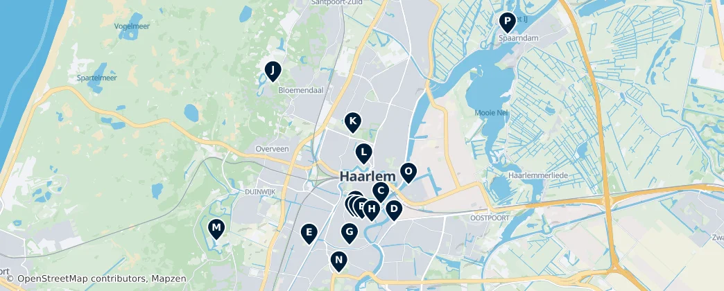 Map of Haarlem