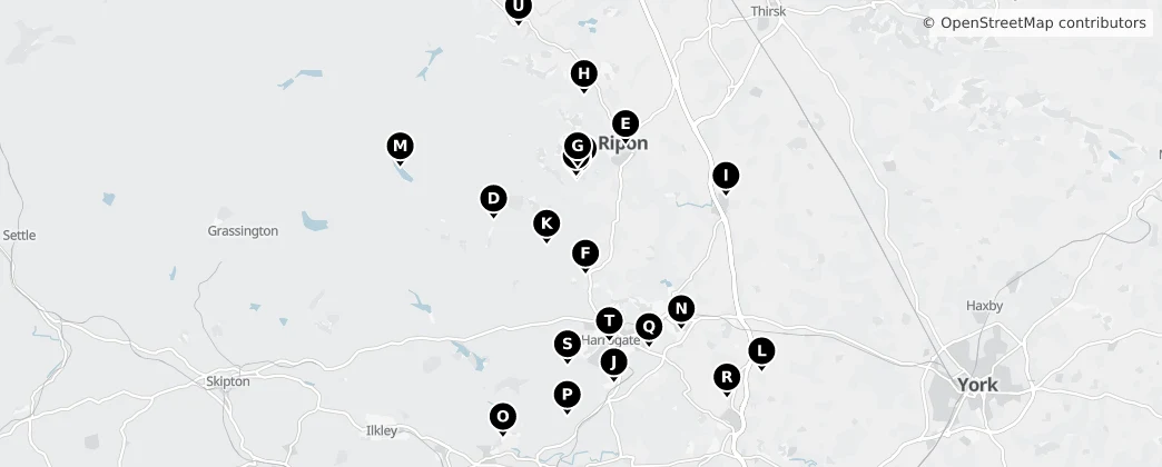 Map of Harrogate