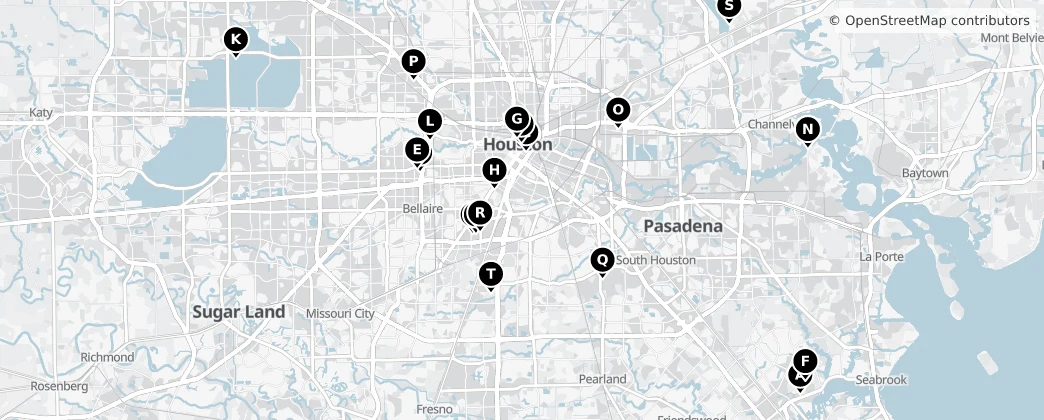 Map of Houston