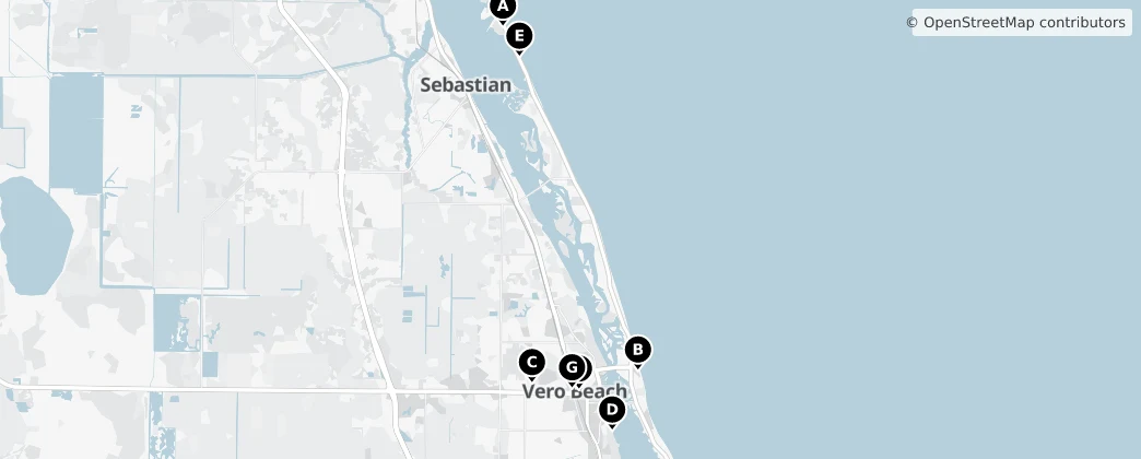 Map of Indian River County