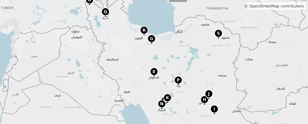 Map of Iran
