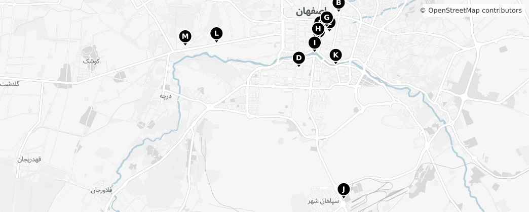Map of Isfahan
