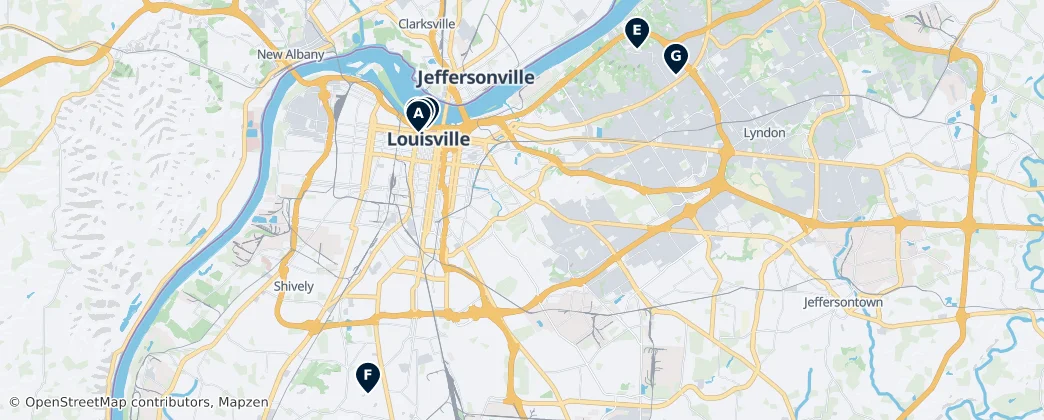 Map of Jefferson County