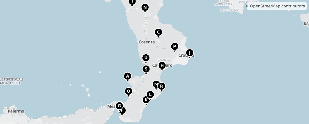 Map of Kalabrien