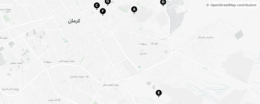 Map of Kerman